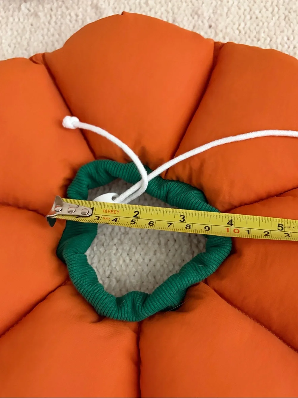NWOT Flower Pumpkin Orange Dog Cat Recovery Cone Collar Costume